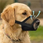 Evollax Muzzle For Dogs Breathable Air Mesh Large, Black. Fixed Price $13.95.