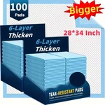 Dog And Puppy Training Pads, X-large 28X34 Inches 100 Count Pee Potty. Fixed Price $34.56.