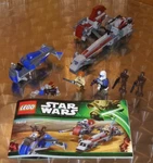 Lego Star Wars The Clone 75012 Barc Speeder With Sidecar Complete. Fixed Price $169.99.