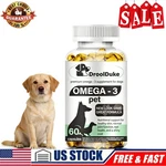 Omega 3 For Dogs Skin And Coat Supplement Fish Oil Capsule 60 Treats Us. Fixed Price $11.76.