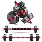Adjustable-dumbbells-sets,free Weights-dumbbells Of 2 Convertible Barb.... Fixed Price $82.92.