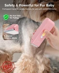 Lemulegu Dog Clippers Pink Cordless Rechargeable Matted Long Hair Groomer. Fixed Price $27.99.