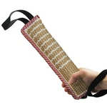 Dog Tug Toy, Of War Jute Bite Pillow With 2 Handles For Puppy Tra.... Fixed Price $14.46.
