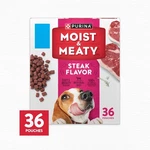 Purina Moist And Meaty Steak Flavor Soft Dog Food Pouches - 36 Ct.. Fixed Price $21.78.