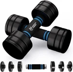Northdeer Steel Dumbbells Adjustable Black Coated Weight Set With Foam Handles. Fixed Price $183.00.
