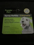 Premier Pet Anti-bark Dog Collar Refill 2 Cartridges New .11 Oz. Fixed Price $11.00.