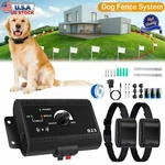 Wireless Electric Fence Pet Containment System Shock Collars For 2 Dogs Safe. Fixed Price $45.86.
