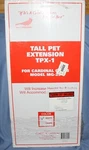 New Cardinal Gates White Tall Pet Extension TPX-1 For MG-25 Adds 8" Height. Fixed Price $37.19.