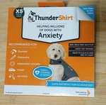 Thundershirt Dog Xs 8-14LBS Gray Solution Anxiety Fireworks Travel New!. Fixed Price $19.99.