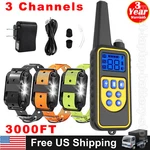 3000 Ft Remote Dog Shock Training Collar Rechargeable Waterproof Lcd Pet Trainer. Fixed Price $42.99.