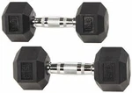 Sporzon! Rubber Encased Hex Dumbbell 15 Pounds, Pair. Fixed Price $44.95.