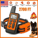 2700 Ft Remote Dog Shock Training Collar Rechargeable Waterproof Lcd Pet Trainer. Fixed Price $19.23.