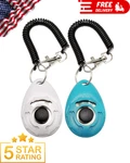 Pet Training With Wrist Strap Dog Clickers (white+black Blue). Fixed Price $11.50.