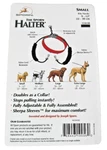Sporn Halter For Small Dog 9-12 Inch Neck Black Collar & Sherpa Sleeves. Fixed Price $12.99.