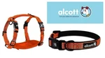 Alcott Adventure Dog Harness Collar - Neon Orange High Visibility Sm Med. Fixed Price $14.95.