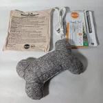 K&h Mothers Heartbeat Heated Dog Puppy Pet Bed Heating Pad Gray Bone Pillow. Fixed Price $10.00.