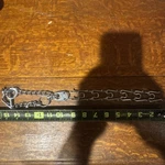 Herm Sprenger Dog Training Prong Pinch Collar Chrome Plated Steel. Fixed Price $35.00.