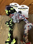 Lot Of 2 Mammoth Flossy Chews Colored 5 Knot Tug Rope X Large 3FT Long New. Fixed Price $26.95.