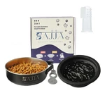 3-IN-1 Travel Dog Bowl Set 30 Oz Stainless Steel + 20 Collapsible Wat. Fixed Price $31.20.