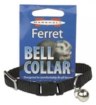 Small Pet, Marshall Ferret Bell Collar - Black (1 Count). Fixed Price $13.14.