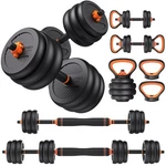 Feierdun Adjustable Dumbbells 45LBS Free Weight Set With Connector IN1 Dumb.... Fixed Price $105.29.