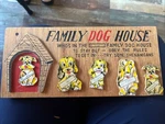 Vintage Family Dog House 1962 Plaque Retro Wooden / Wall Hanger Sign. Fixed Price $50.00.