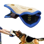 Pet Artist Jute/linen Bite Wedge Pillow 2 Handle With Loop Tug Toy 14".... Fixed Price $63.60.