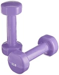 Sammons Preston Vinyl-coated Iron Dumbbells, 1-POUND, Pair, Soft Easy 3 Lb.. Fixed Price $32.66.