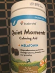 Naturvet Quiet Moments 70 Ct Calms Anxiety In Dogs Naturally - Sale Helps Rescue. Fixed Price $8.73.