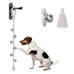 Ginidear Dog Bells To Go Outside & Puppy Potty Training, Adjustable Beige. Fixed Price $10.95.