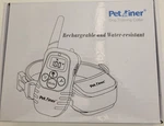 Petainer Remote Dog Training Collar Waterproof 990' Range Vibrate Or Static Shok. Fixed Price $12.00.