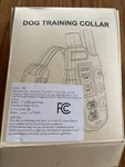 Dog Training Collar With Remote Transmitter By Shenzhen New Box/ Unused. Fixed Price $35.00.