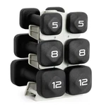 Tone Fitness Neoprene Dumbbell Set With Storage Rack Non-slip, Anti-roll. Fixed Price $134.57.