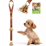 Folksmate Leather Dog Door Bells For Potty Training, Big Brass Puppy. Fixed Price $27.08.
