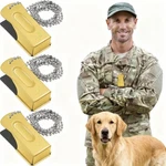 Jenaai 3 Pieces Brass Pet Training Clicker Dog Necklace Signaling Cricket Cli.... Fixed Price $13.05.
