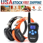 New Set 2 Dog Training Shock Collars With Lcd Remote Rechargeable Waterproof. Fixed Price $29.99.
