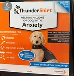 Thundershirt Dog Anxiety Jacket Size Solid Gray 1158. Fixed Price $19.99.