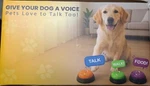 Paws And Smiles Dog Talking Buttons 8 Pcs Multicolor Audio Teach Pet. Fixed Price $20.00.