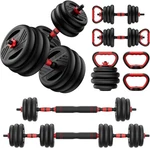 Adjustable Dumbbell Set, 20/30/45LBS Free Weight With Double Locknut,. Fixed Price $87.16.
