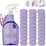 All-in-one Multi-surface Cleaner Spray With Stain Removal Tablets 1 Bottle + 3. Fixed Price $26.00.