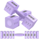 Hezeyferg Adjustable Dumbbells Of 2, Hand Weights Sets With 5 Levels 3LB,.... Fixed Price $98.53.
