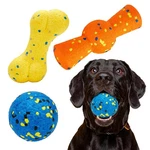 Dog Ball Stick Bone Toy For Aggressive Chewers, 3 In 1 Etpu Durable .... Fixed Price $28.37.