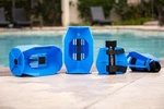 Hydro-tone Hydro-bell & Aquastrength Fin Total Body Aquatic Fitness System Blue. Fixed Price $144.95.