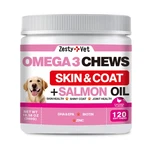 Omega 3 For 120 Fish Oil Treats Shedding Skin Allergy Salmon. Fixed Price $23.99.