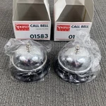 2 Sparco Call Bells Nickel Plated Chrome For Reception Desk #01583 New. Fixed Price $7.80.