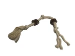 Dog Rope Toy With Deer Antler Chew Natural Tug Durable. Fixed Price $14.99.
