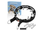 Poppypets Prong Dog Training Collar W/rubber Tips, Stainless Steel Small New. Fixed Price $19.95.