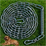 Heavy Duty Dog Tie Out Chain With Spring For Yard, 304 Stainless Steel 4MM Ch.... Fixed Price $45.84.