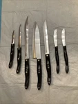 Cutco Knives Usa Set Of 1720/ 1721/ 1723/ 1728/ 1729 And 2-1759. Fixed Price $215.00.