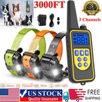 3000 Ft Remote Dog Shock Training Collar Rechargeable Waterproof Pet Trainer New. Fixed Price $42.99.
